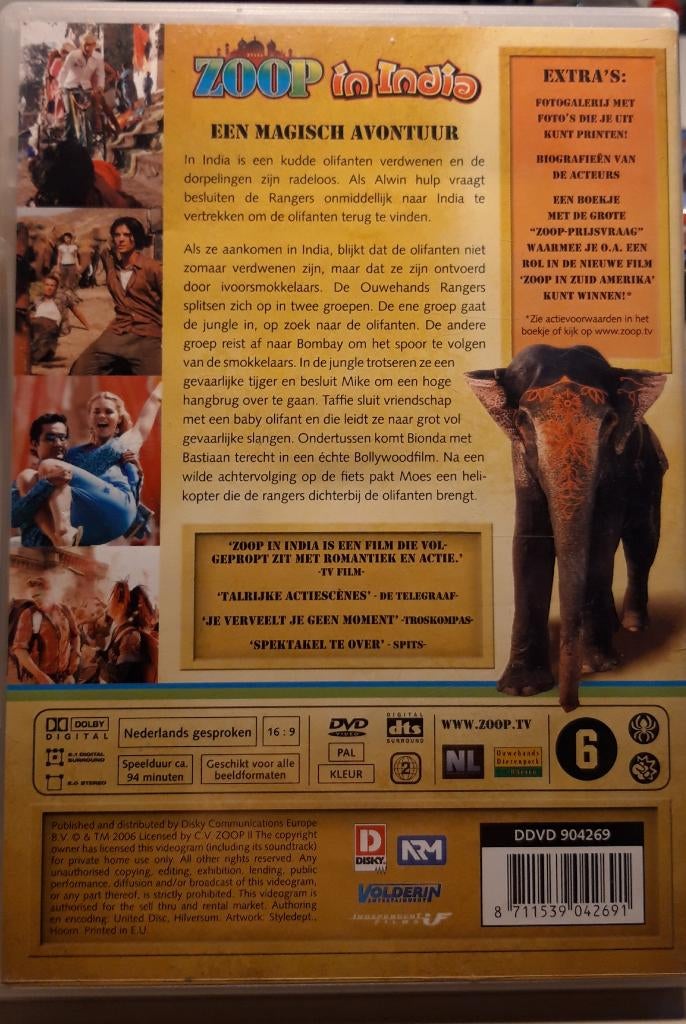 Zoop in India, Alle leeftijden, Verzenden, Gebruikt