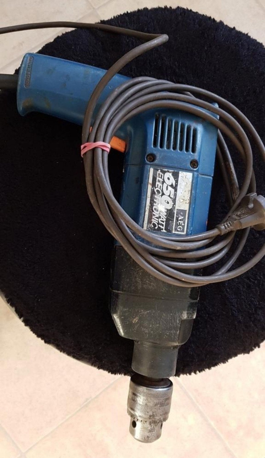 AEG Klopboormachine 650 Watt - Gebruikt, Boormachine, Ophalen of Verzenden, Klopboormechanisme, Gebruikt