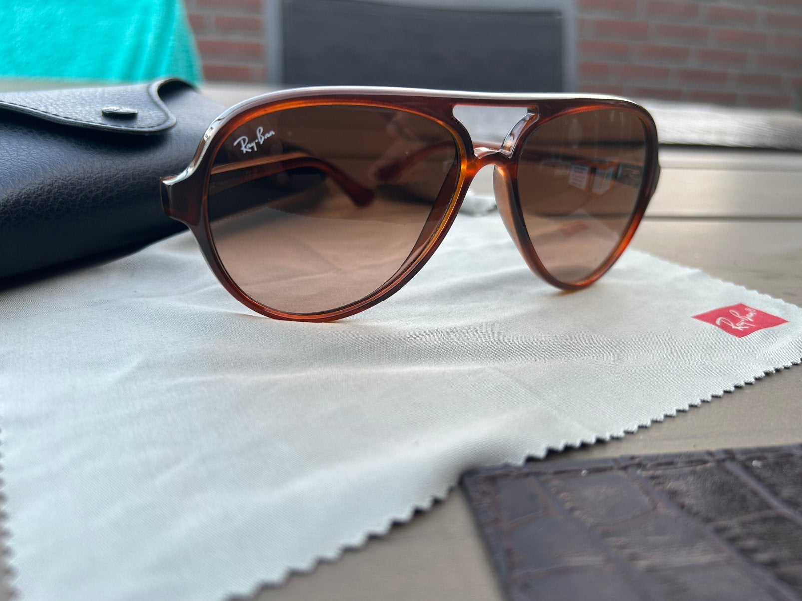 Ray Ban Cats 5000 rb 4125, Verzenden, Zo goed als nieuw, Ray-Ban