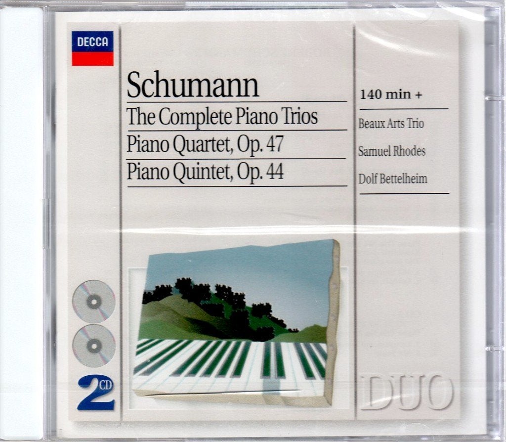 NIEUW 2CD Schumann: Complete Piano Trios / Beaux Arts Trio, Kamermuziek, Inclusief doosje, Ophalen of Verzenden, Romantiek