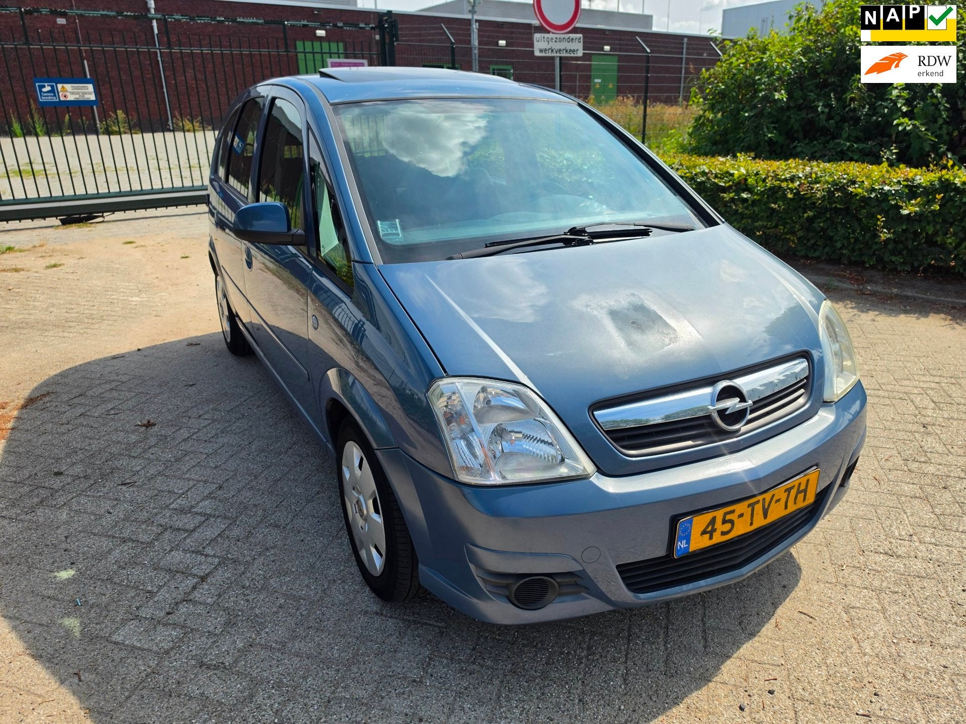 Opel Meriva 1.6-16V Enjoy AUTOMAAT AIRCO PANODAK, 15 km/l, Gebruikt, 4 cilinders, Blauw