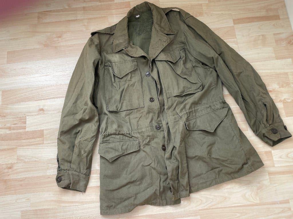 WW2 US, jacket, field, M-1943 maat XL, Ophalen of Verzenden, Landmacht, Amerika, Kleding of Schoenen