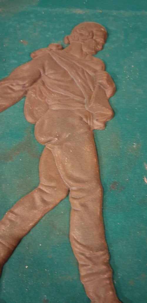 muurhanger man van metaal, Ophalen of Verzenden, 'T Olde Gre-j, Info@toldegrej.nl, Endepoelstraat 20f Didam