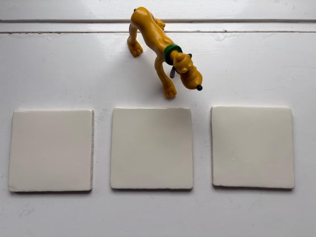 Wandtegel 10x10 alcoram malaga crema., Ophalen, Minder dan 20 cm, Zo goed als nieuw, Minder dan 5 m²