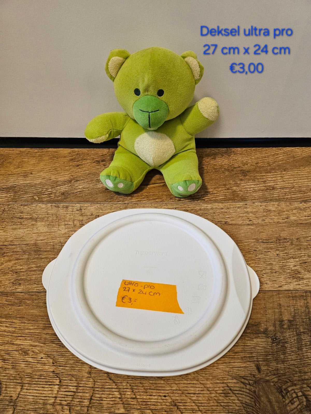 Tupperware deksel ultra pro - 27 cm x 24 cm, Ophalen of Verzenden, Gebruikt, Wit, Overige typen