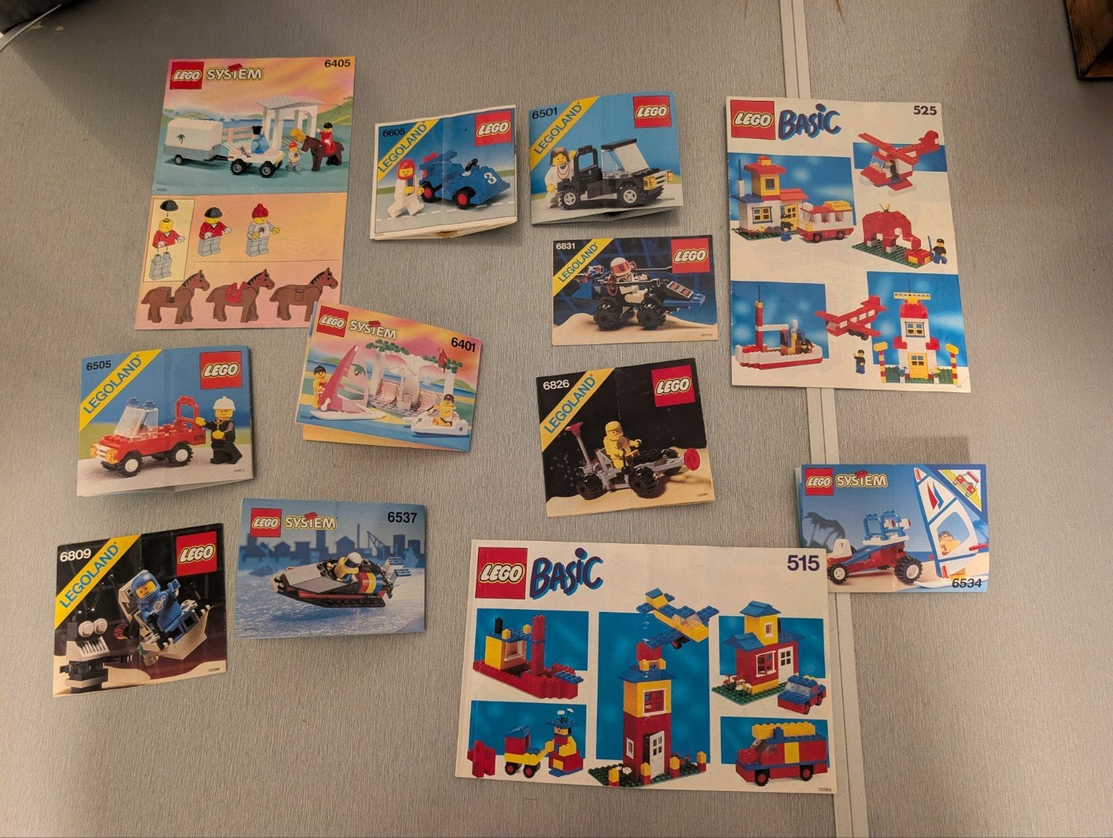 Diverse Lego instructieboekjes - Vintage collectie, Gebruikt, Overige thema's, Lego, Accessoire
