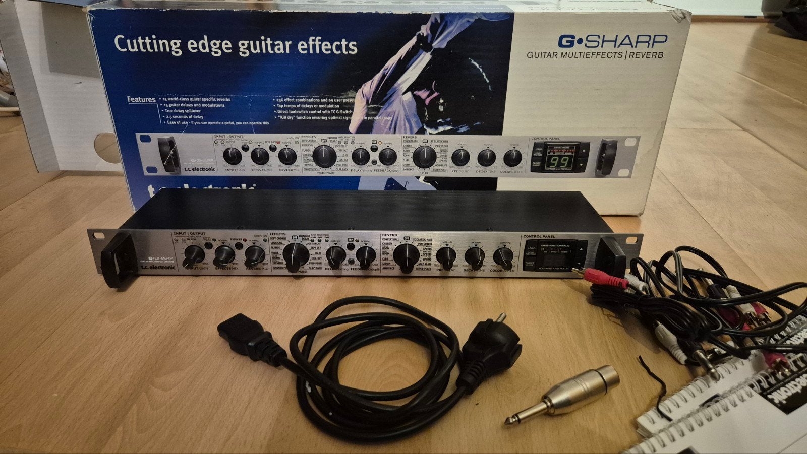 TC Electronic G-Sharp Gitaar Multi-effect/Reverb Processor, Ophalen, Zo goed als nieuw, Delay of Echo