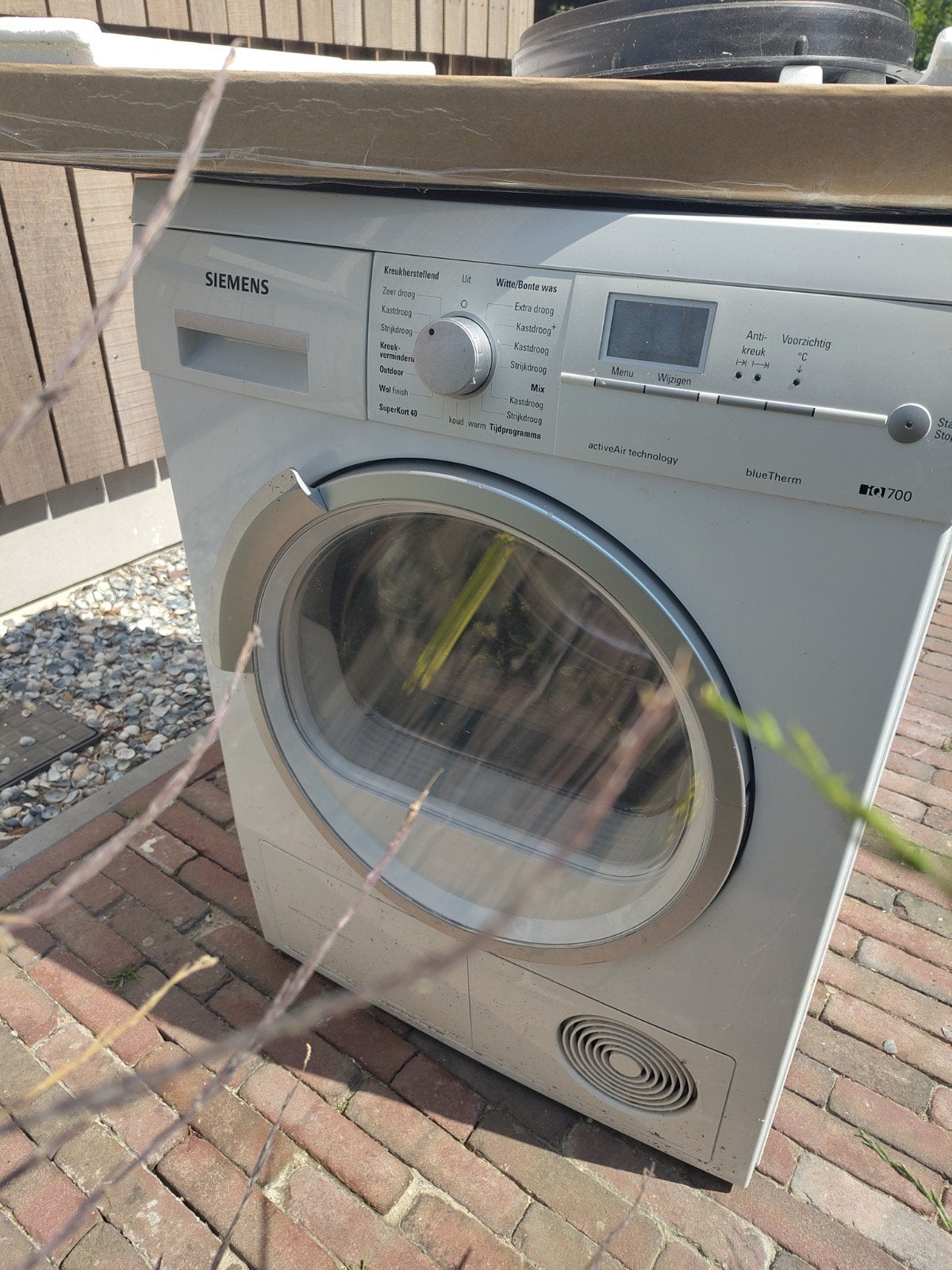 Siemens blueTherm iQ700 Condensdroger voor onderdelen, Witgoed en Apparatuur, 6 tot 8 kg, Ophalen, Condens, 85 tot 90 cm