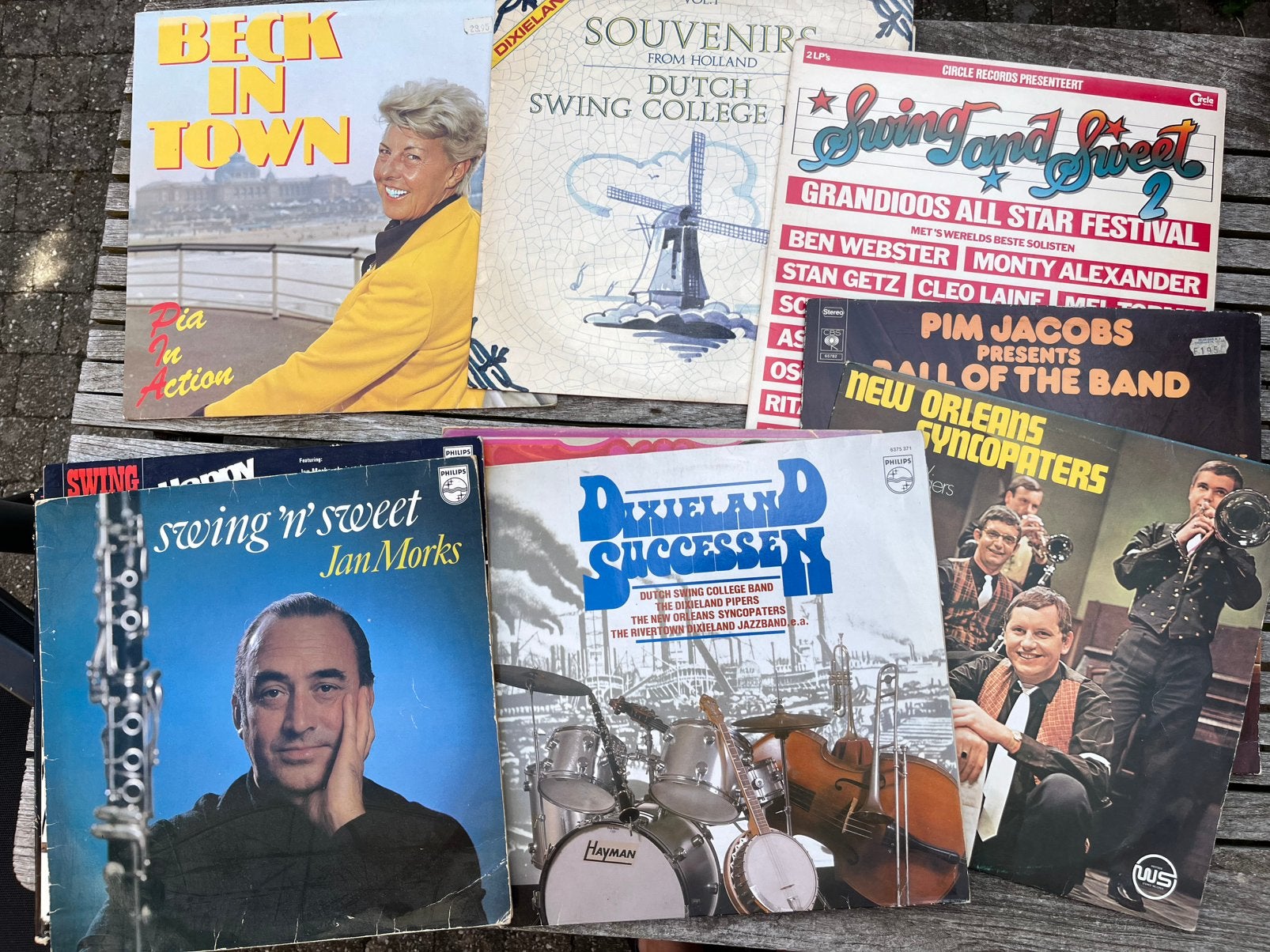 10x LP vinyl jazz dixieland oa Pia Beck en Pim Jacobs, Ophalen of Verzenden, Jazz