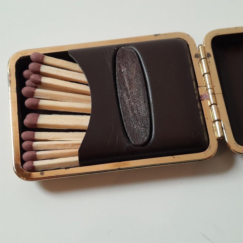 Lucifer-etui, Verzamelen, Ophalen of Verzenden, Gebruikt, Luciferdoosjes of -merken