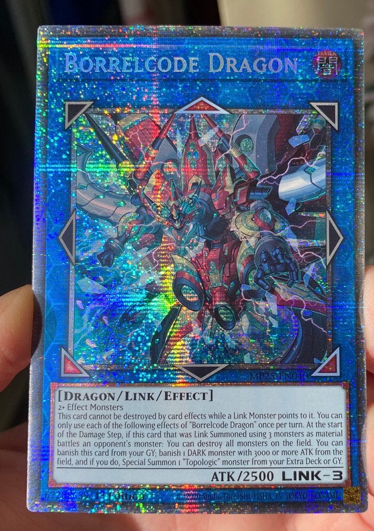 Yu-Gi-Oh! Borrelcode Dragon MP25 1st Ed Starlight Rare !, Ophalen of Verzenden, Zo goed als nieuw, Losse kaart, Foil