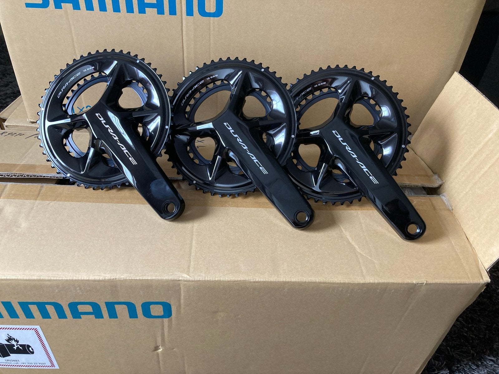 Dura-Ace R9200 Crankstel  Optie + linker 4iiii Powermeter, Crankstel of Pedalen, Nieuw, Ophalen of Verzenden, Aluminium