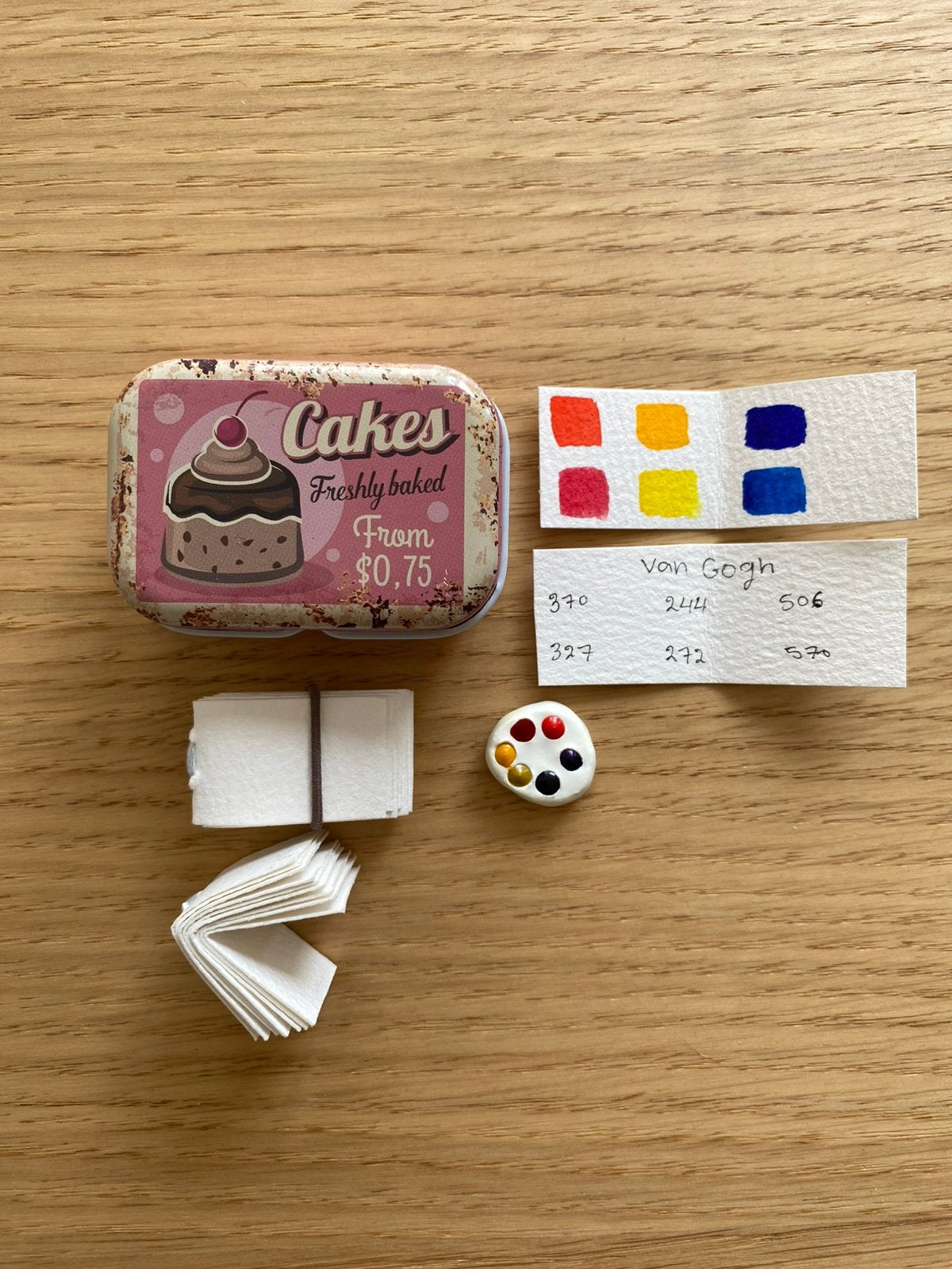 Aquarelverf mini kit set, Verzenden, Nieuw, Waterverf
