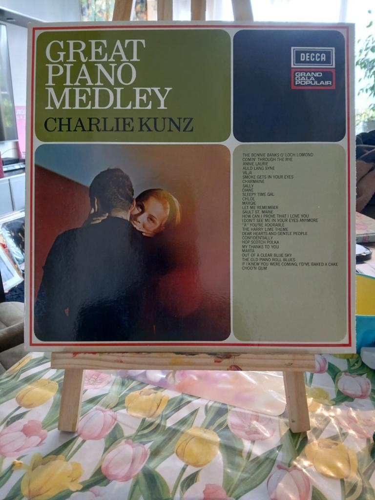 Charlie Kunz - Great Piano Medley (LP, Decca Grand Pop.), Ophalen of Verzenden, 1960 - 1969, Gebruikt, 12 inch