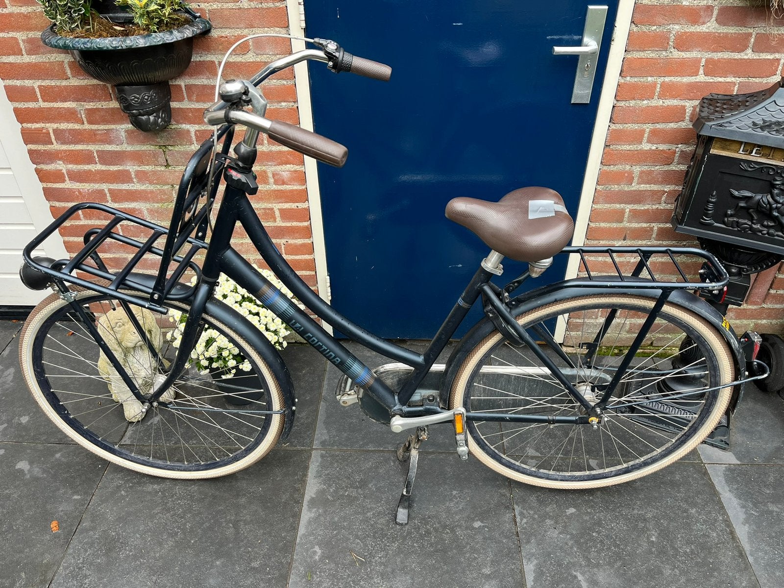 Cortina U4 Transport RN3 Damesfiets 50 cm Night Matt, Terugtraprem, Gebruikt, (Extra) lage instap, 50 tot 53 cm