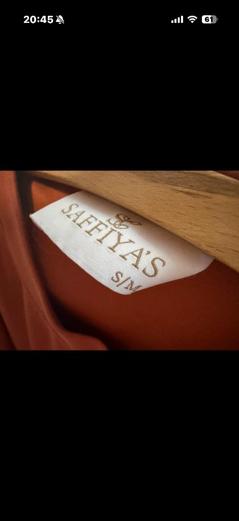 Saffiya’s jersey set pumpkin spice, Maat 38/40 (M), Oranje, Ophalen of Verzenden, Zo goed als nieuw