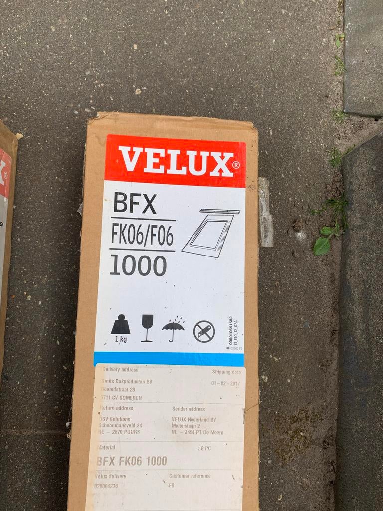 Velux BFX FK06/F06 1000 Dakraam Waterkerend Manchet, Ophalen, Nieuw, Dakraam, Minder dan 80 cm