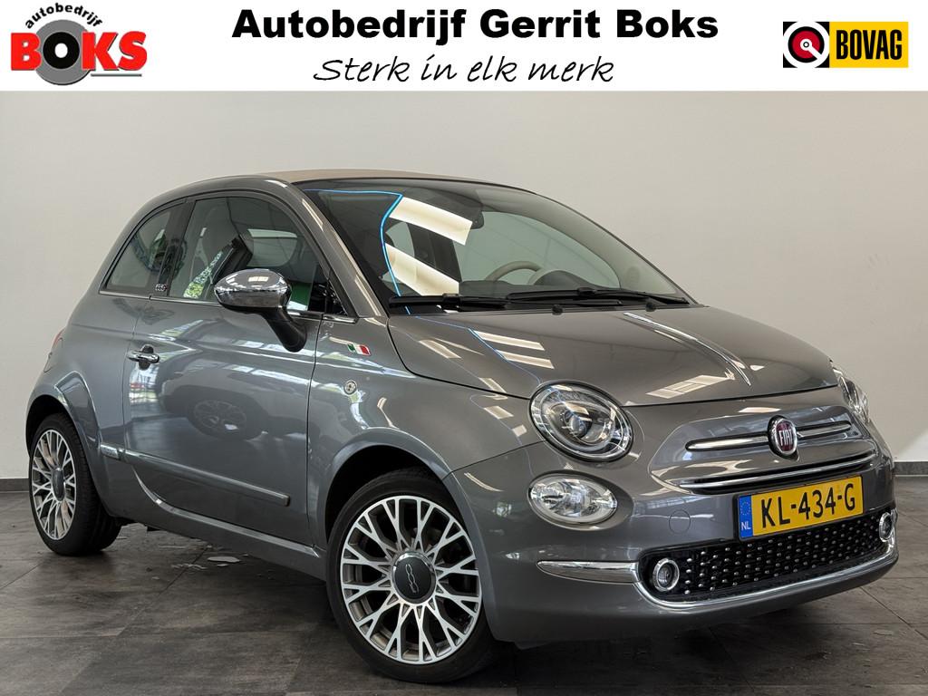 Fiat 500C 0.9 TwinAir Turbo Lounge Climate control Navigatie, Gebruikt, Cabriolet, 26 km/l, Elektrische ramen