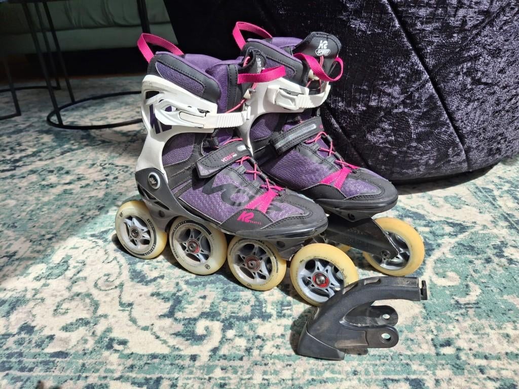 K2 skeelers maat 40,5 – 90/100 mm – scherp geprijsd, K2, Gebruikt, Ophalen of Verzenden, Inline skates 4 wielen