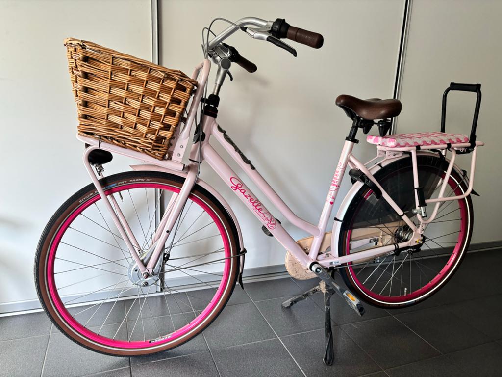 Gazelle Miss Grace mamafiets - Roze - 3 versnellingen, Fietsen en Brommers, Fietsen | Dames | Moederfietsen, Terugtraprem, Gebruikt