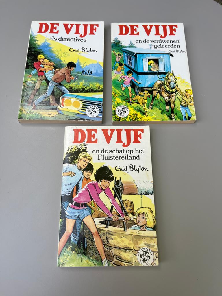 De Vijf boeken - Enid Blyton (3 stuks), Boeken, Detectives, Ophalen of Verzenden, Gelezen