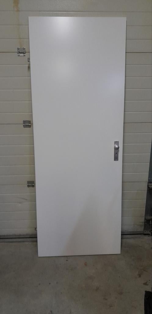 Opdek binnendeur, wit, afmetingen zit foto binnenmaat deur, Doe-het-zelf en Verbouw, Deuren en Horren, Gebruikt, Binnendeur, 200 tot 215 cm