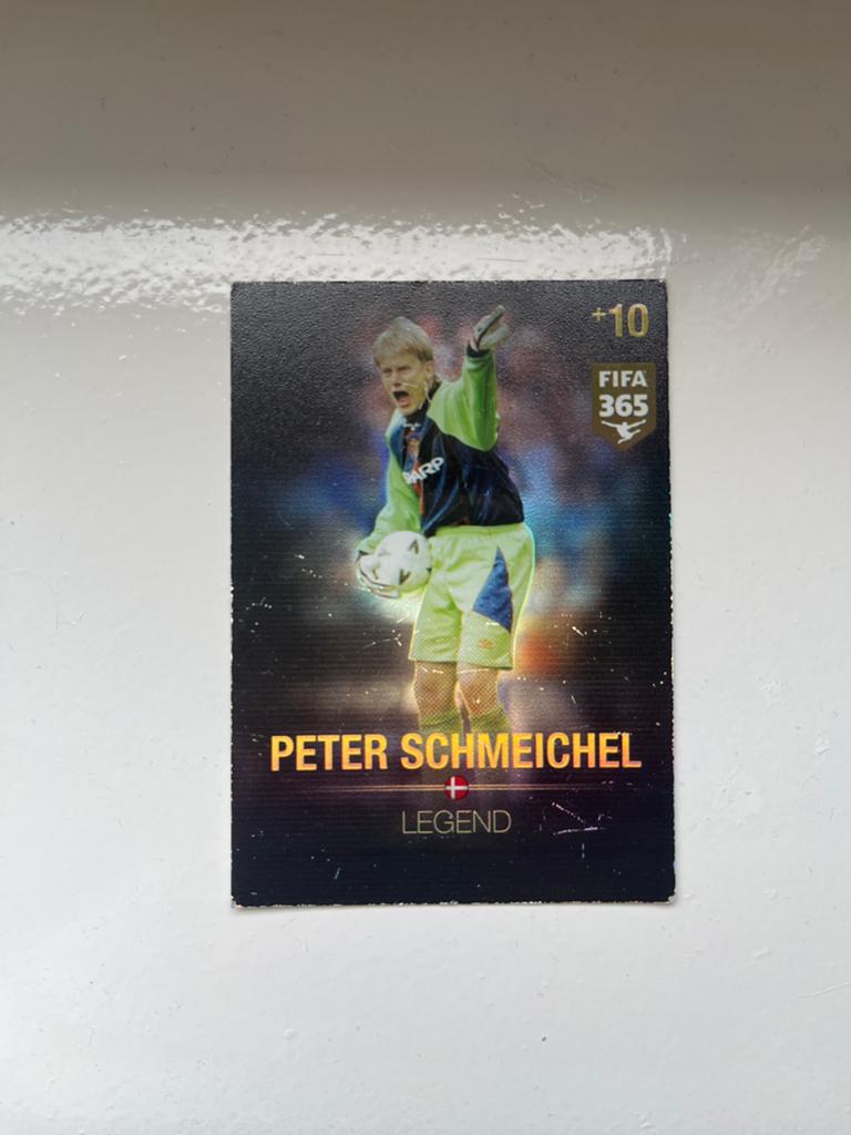 Peter Schmeichel FIFA 365 Legend Spelerskaart, Ophalen of Verzenden, Zo goed als nieuw, Overige sporten, Spelerskaart