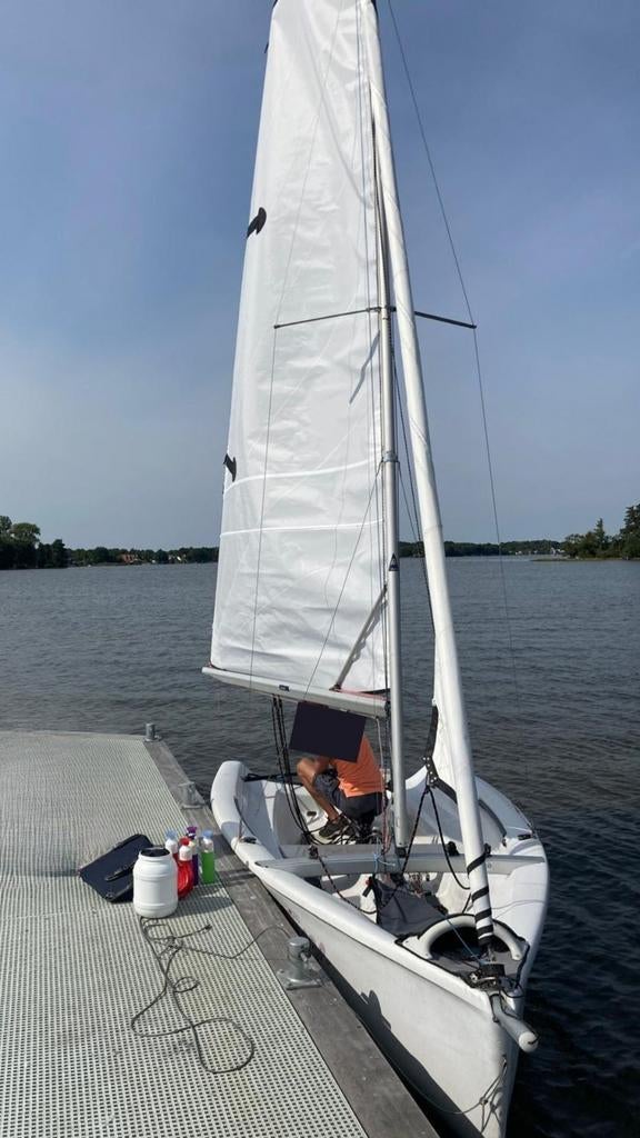 Topaz Omega vaarklaar, Watersport en Boten, Open zeilboten, Ophalen, Zo goed als nieuw, Overige brandstoffen