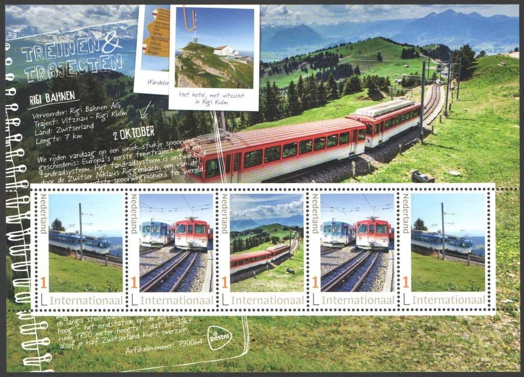 Treinen en Trajecten: Rigi Bahnen, Ophalen of Verzenden, Na 1940, Postfris