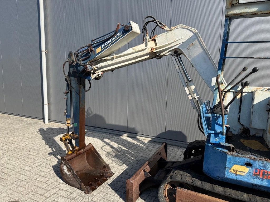 Komatsu PC28 minigraver - 2000KG - Binnendraaier - Met werk, Ophalen, Graafmachine