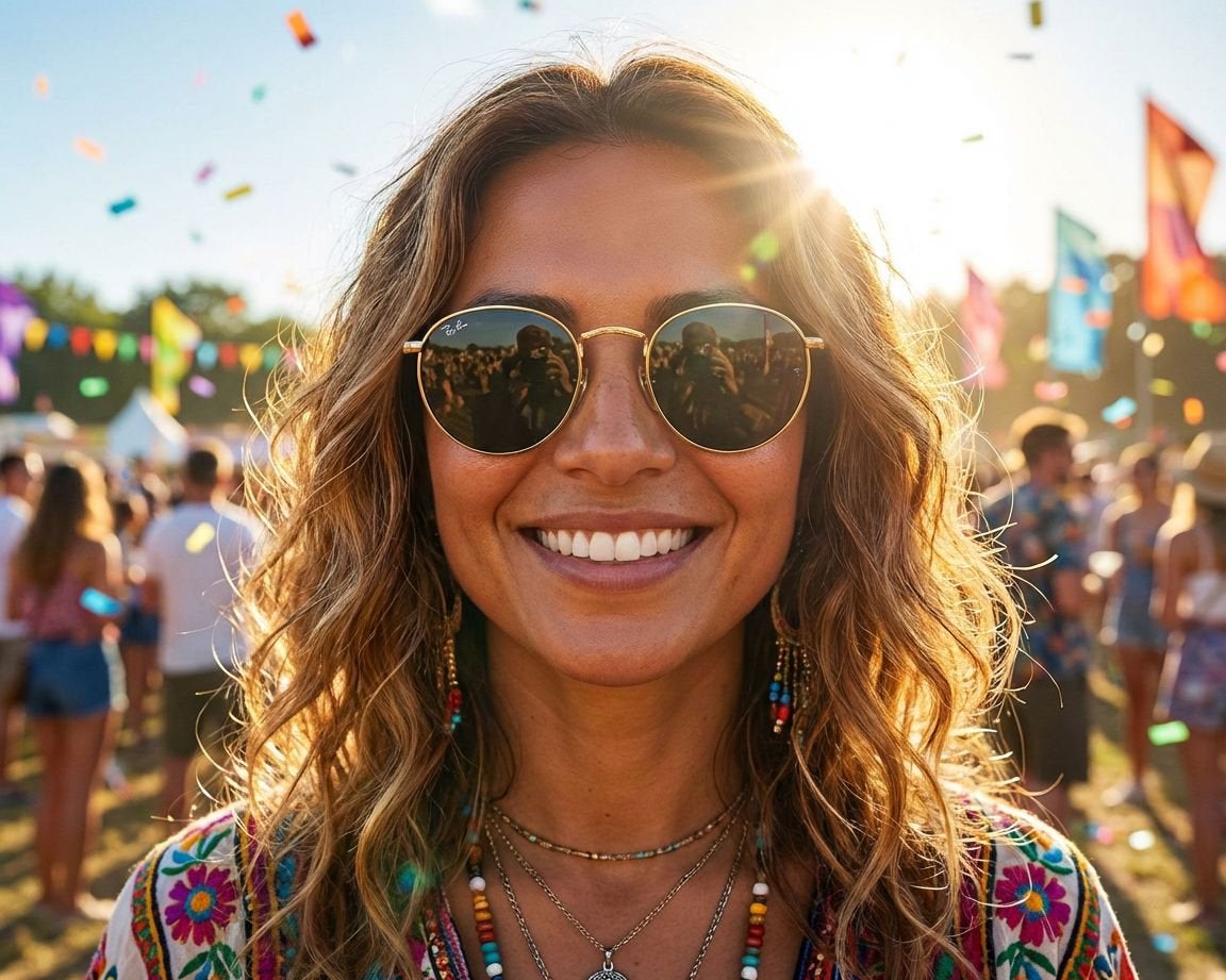 Ray Ban Round Metal Sunglasses Zonnebril, Ophalen, Zo goed als nieuw, Groen, Ray-Ban