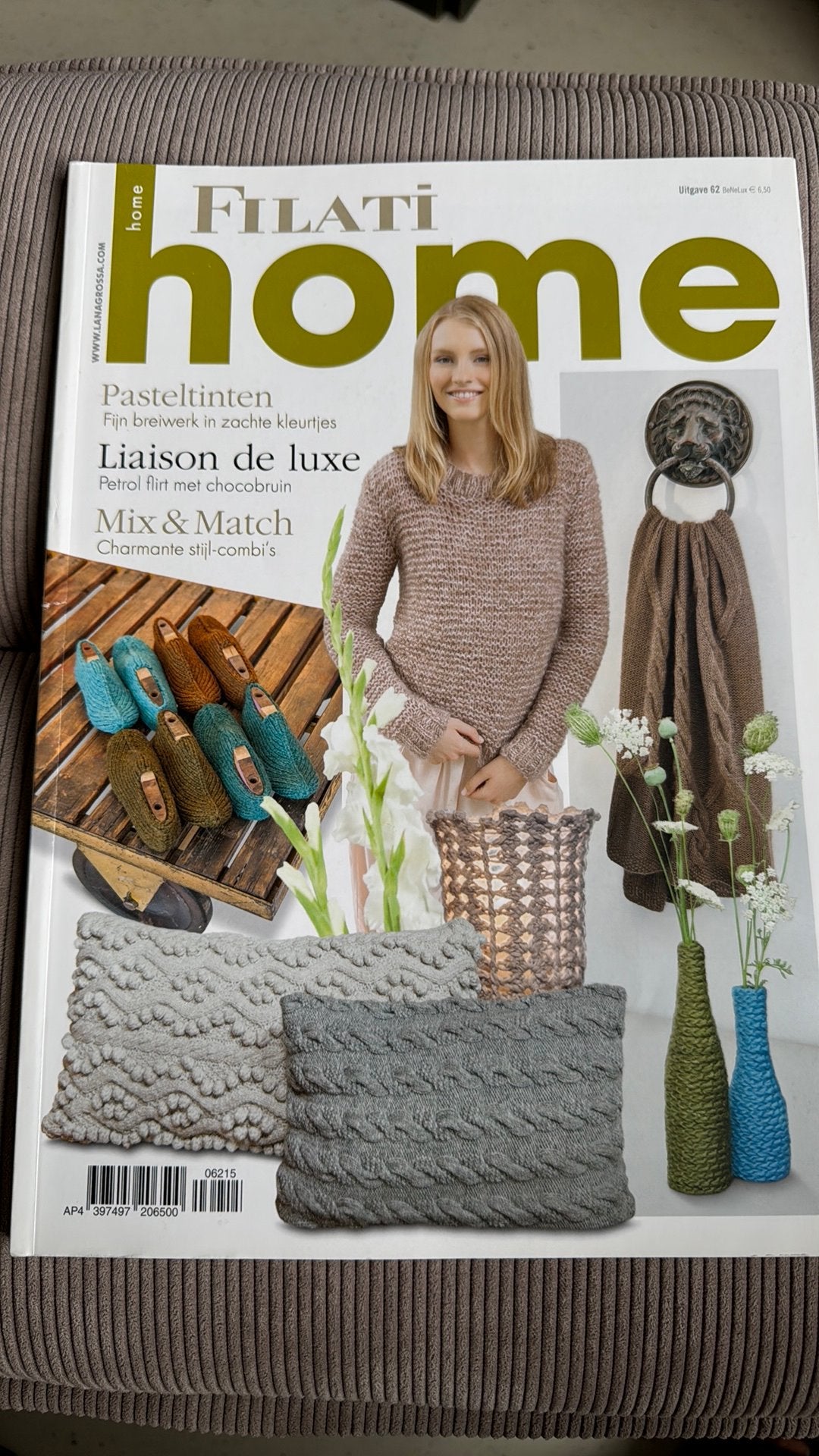 Filati Home uitgave 62, Ophalen of Verzenden, Zo goed als nieuw, Haken, Patroon of Boek