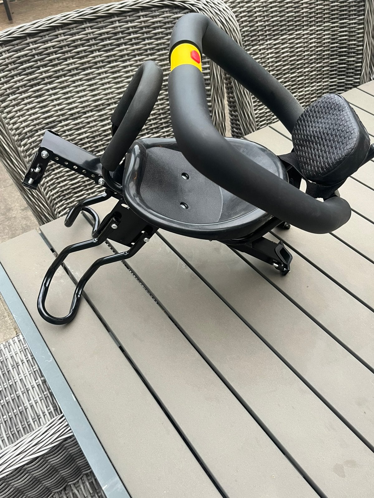 Fiets kinderzitje, Fietsen en Brommers, 0 t/m 10 kg, Voetsteuntjes, Voorzitje, Ophalen of Verzenden