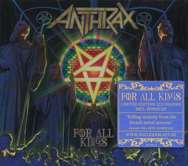 Anthrax – For All Kings CD, EP Limited Edition, Nieuw, Ophalen of Verzenden, Heavy metal, Nieuw in verpakking, Digipak