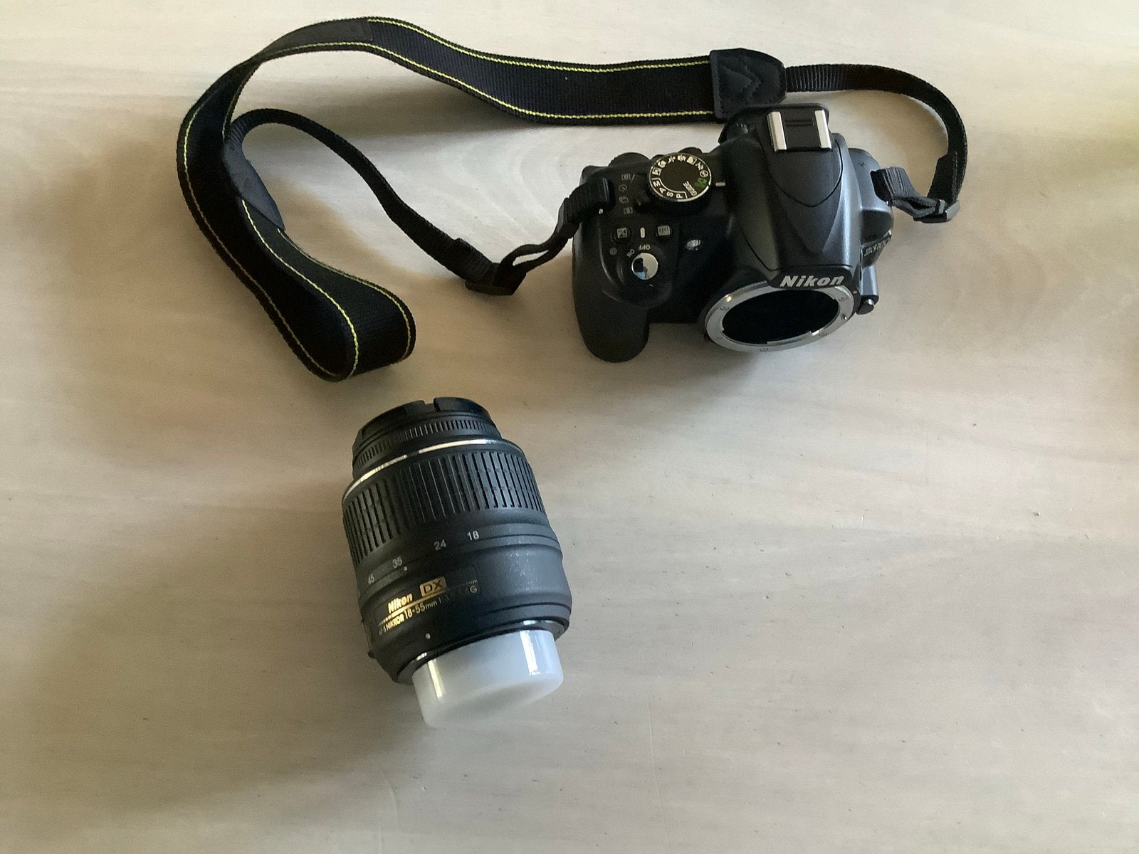 Nikon D3100 spiegelreflexcamera met 18-55mm lens, Audio, Tv en Foto, Fotocamera's Digitaal, Gebruikt, Spiegelreflex, Beeldstabilisatie