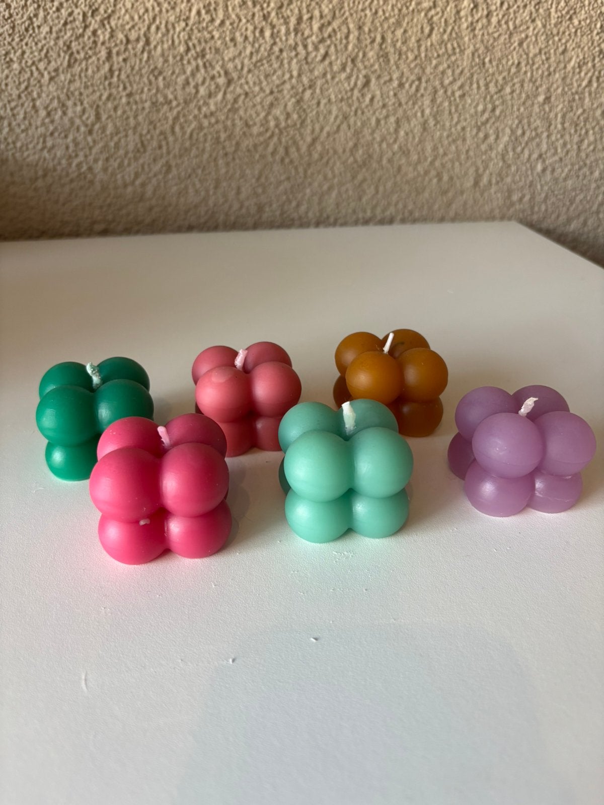 Mini bubbel kaarsen, Huis en Inrichting, Woonaccessoires | Kandelaars en Kaarsen, Ophalen of Verzenden, Zo goed als nieuw