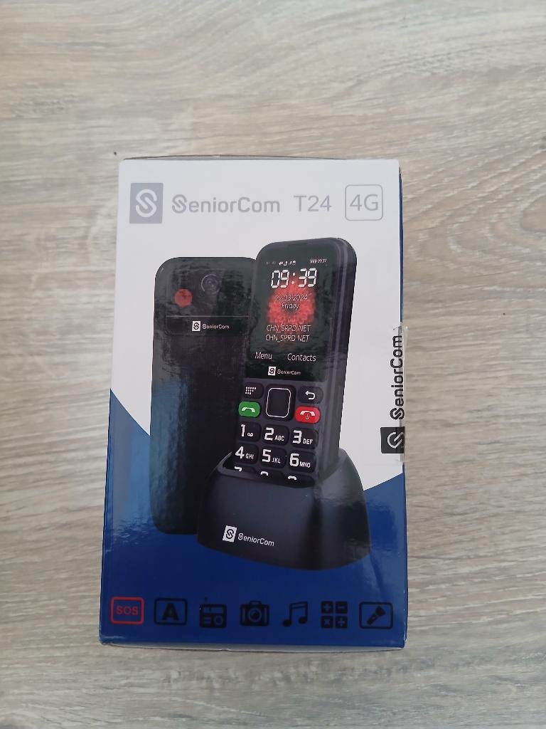 Seniorentelefoon  SeniorCom T24, Telecommunicatie, Geen camera, Ophalen of Verzenden, Zo goed als nieuw, Klassiek of Candybar