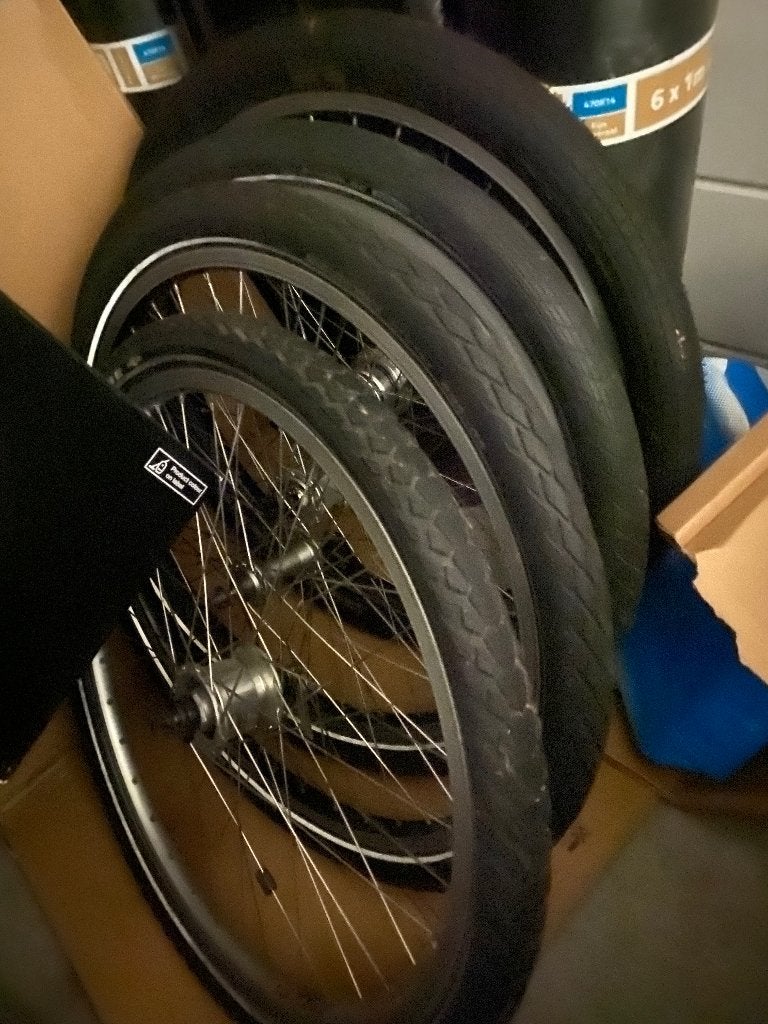 4x voorwiel, Ophalen