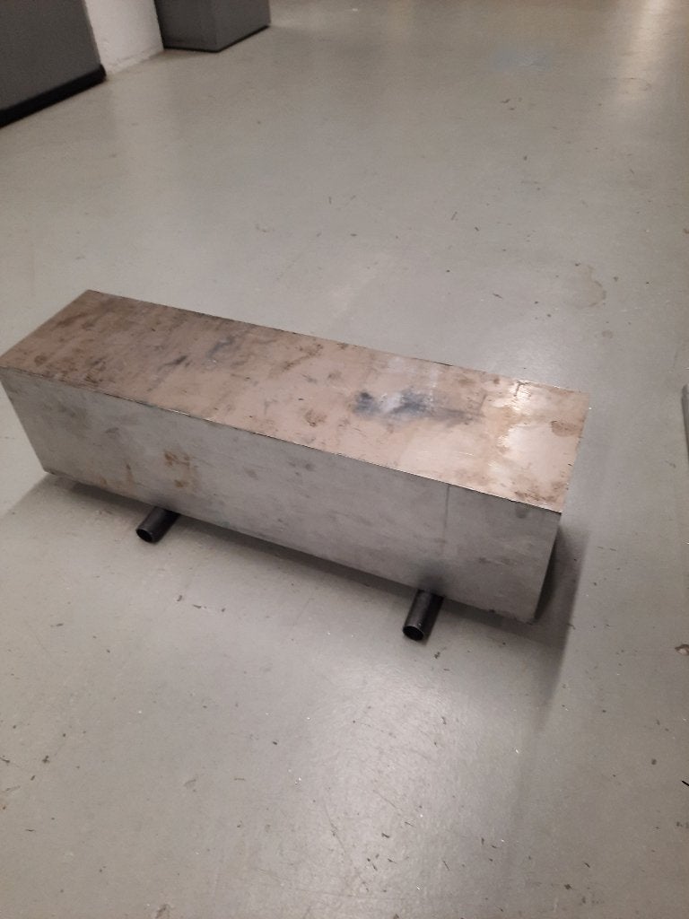 Blok aluminium vierkant 200mm 7075T6, Ophalen, Nieuw, Aluminium