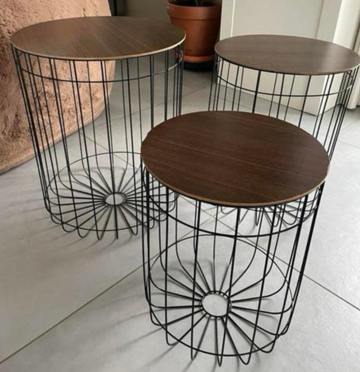 Tafeltjes(€20), 45 tot 60 cm, Minder dan 55 cm, Rond, Ophalen of Verzenden