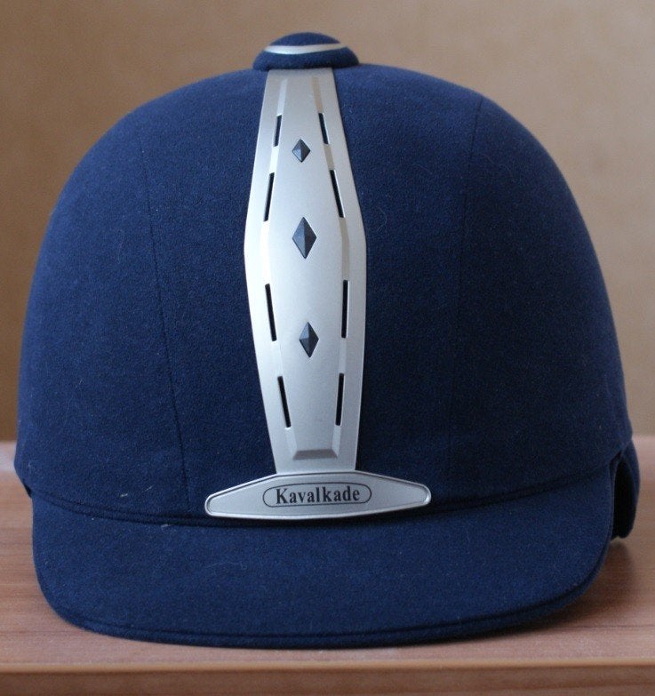 Kavalkade cap maat 57, Blauw, Gebruikt, Dressuur, Ophalen of Verzenden