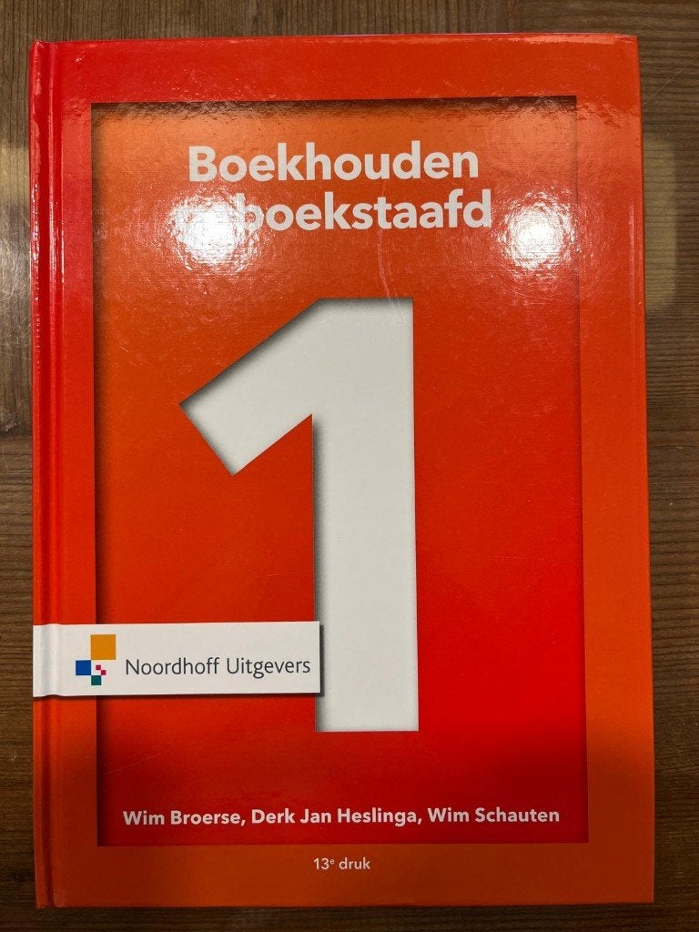 Boekhouden geboekstaafd, Wim Broerse, Zo goed als nieuw, Beta, HBO
