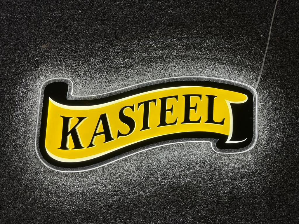 Kasteel led sign, Verzenden, Zo goed als nieuw, Overige typen, Overige merken