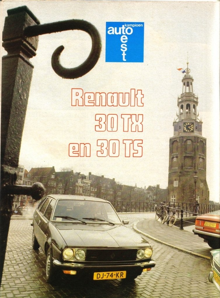 Autokampioen dubbeltest Renault 30 TS en TX 1979, Ophalen of Verzenden, Gelezen, Renault