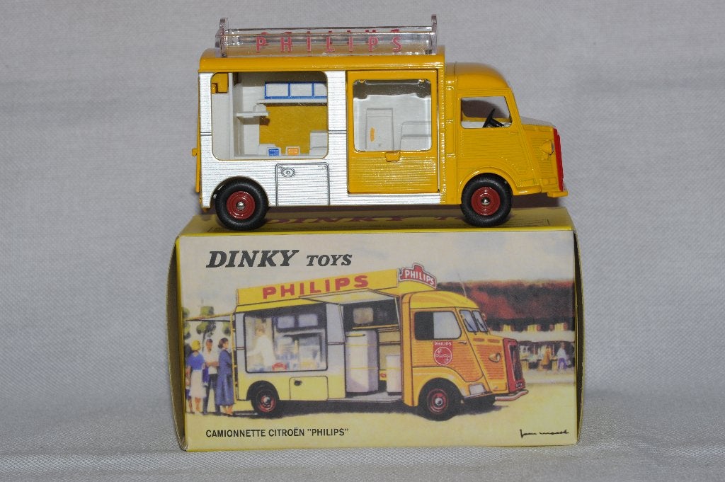 Dinky Toy Camionnette Citroen Pilips HY no587, Ophalen of Verzenden, Zo goed als nieuw, Auto, Dinky Toys