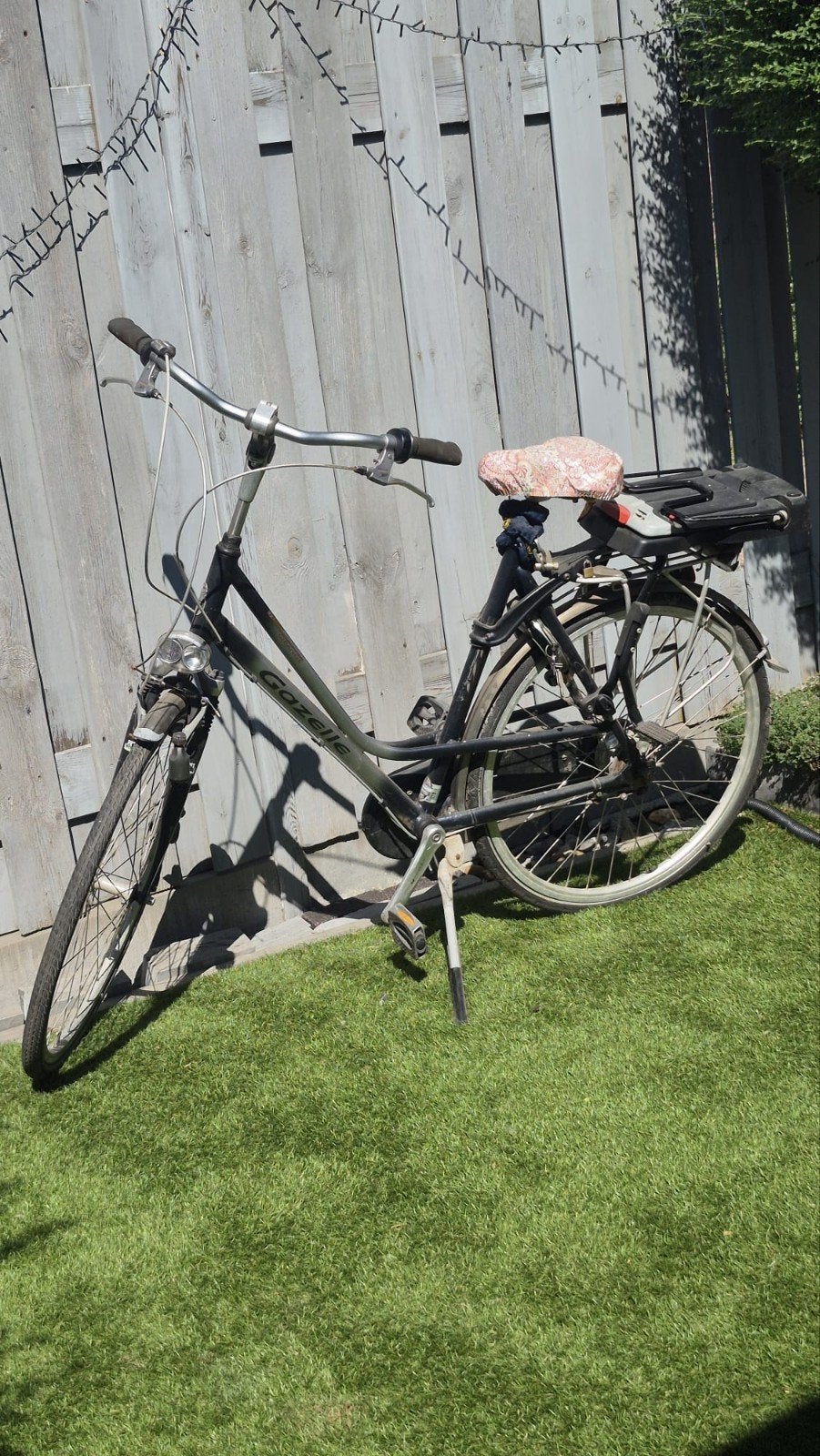 Gazelle damesfiets met kinderzitje en 7 versnellingen, Terugtraprem, Versnellingen, Ophalen of Verzenden, Gazelle