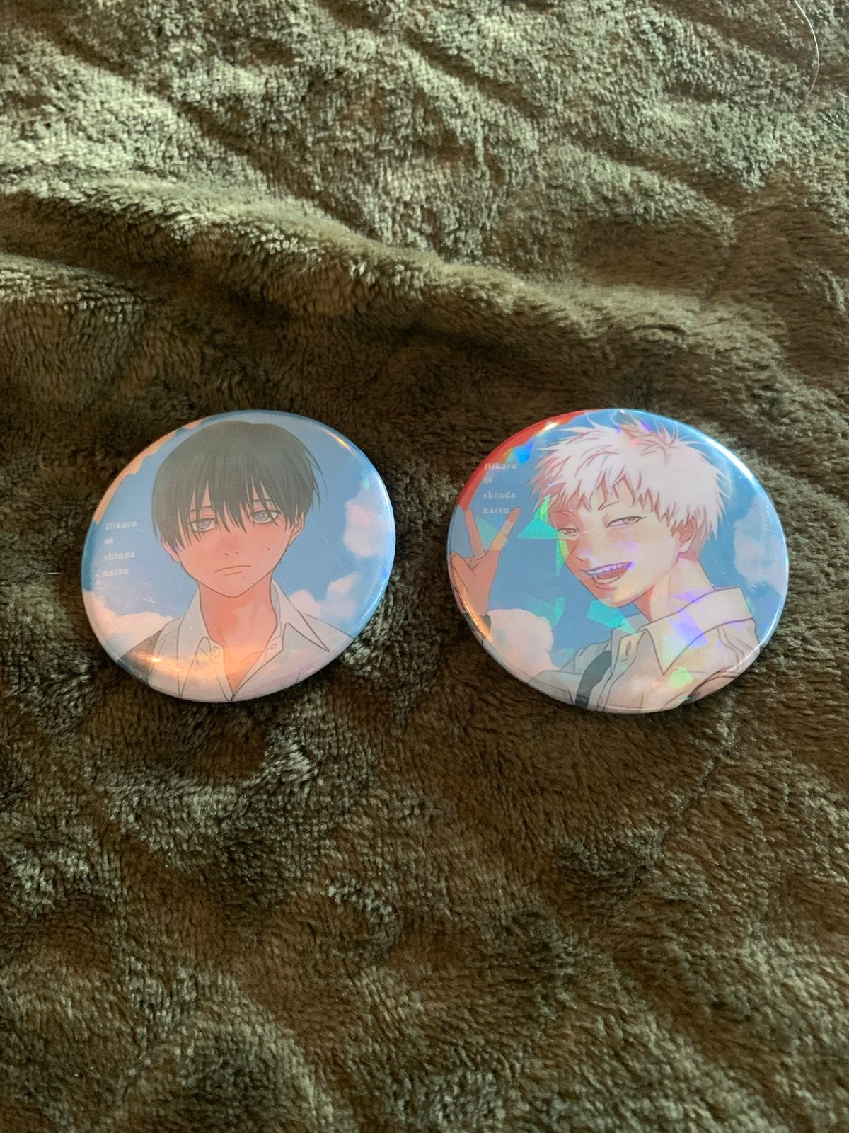 Anime pins - set van 2, Verzamelen, Verzenden, Gebruikt, Figuurtje, Button