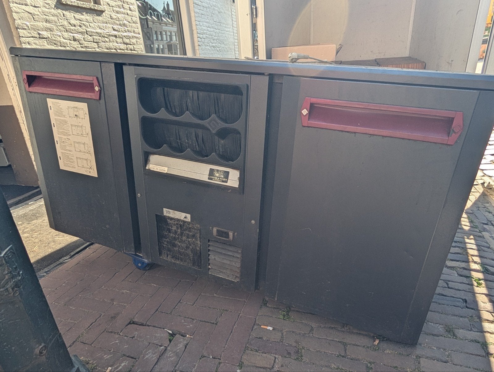 Gamko koelbuffet met flessennest, Minder dan 75 liter, Ophalen, Gebruikt, Zonder vriesvak