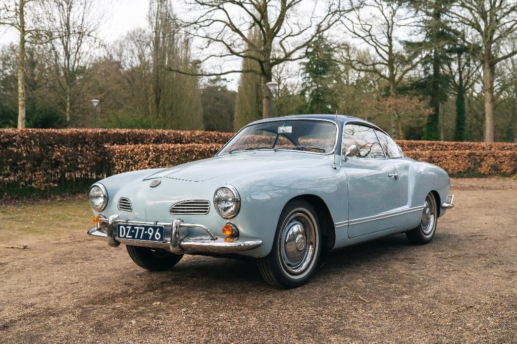 VW Karmann Ghia coupe 1966, Auto's, Achterwielaandrijving, Zwart, Handgeschakeld, 44 pk