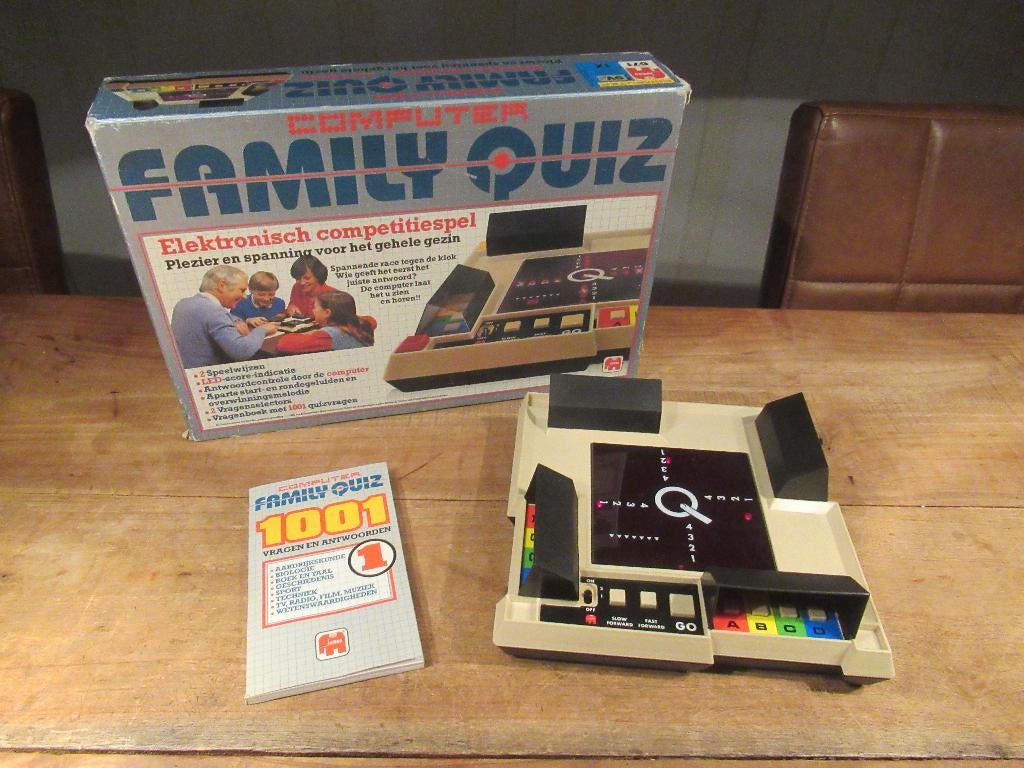 Vintage computer spel Familie Quiz 1981, Computers en Software, Vintage Computers, Ophalen of Verzenden